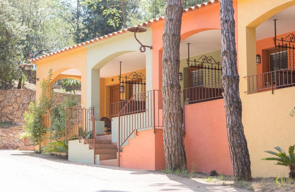 Accommodatie van Camping Begur aan de Costa Brava in Spanje Catalonië