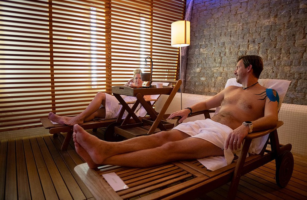 Sauna en wellness van Camping Terme Snovik bij Kamnik en Velika planina bij de Kamnische Alpen in het noorden van Slovenië