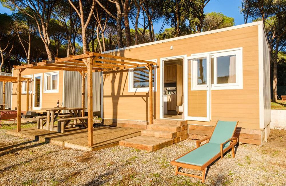Vakantiehuisjes Camping Pla de la Torre bij Calonge aan de Costa Brava in Spanje Catalonië