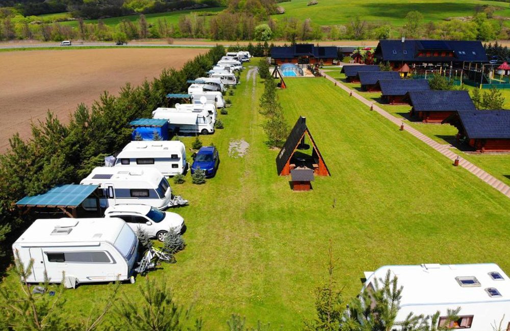 Caravans op Camp Pacho in Slowakije