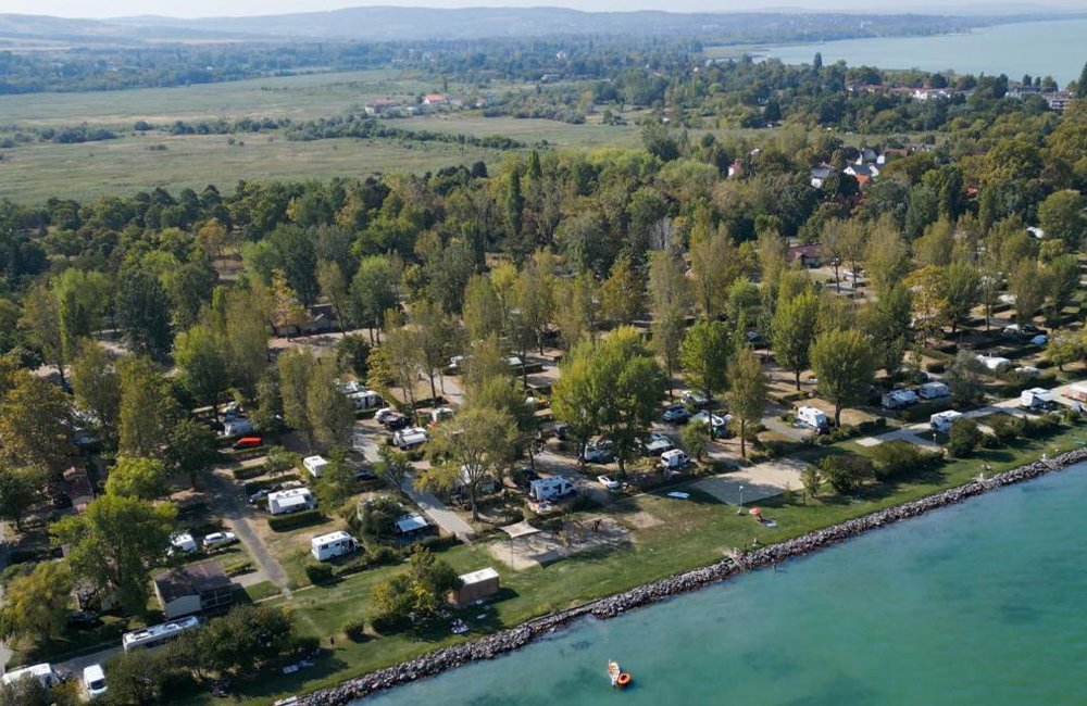 Camping Mirabella aan het Balatonmeer in Hongarije