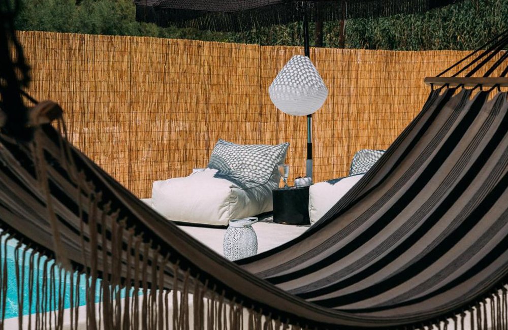 Hangmat van Nomad Glamping bij de Griekse hoofdstad Athene aan zee