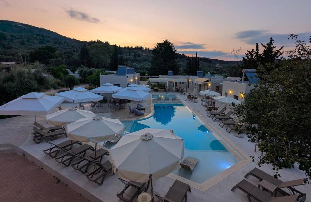 Nirikos Camping op het eiland Lefkada in Griekenland