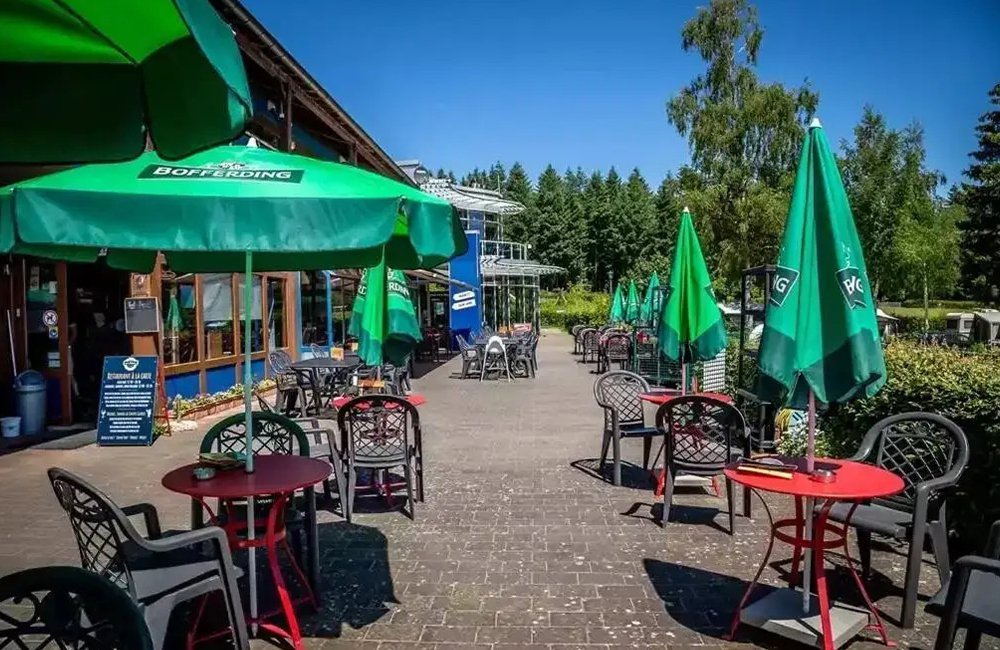 Restaurant van Camping Auf Kengert bij het Müllerthal het Klein-Zwitserland van Luxemburg