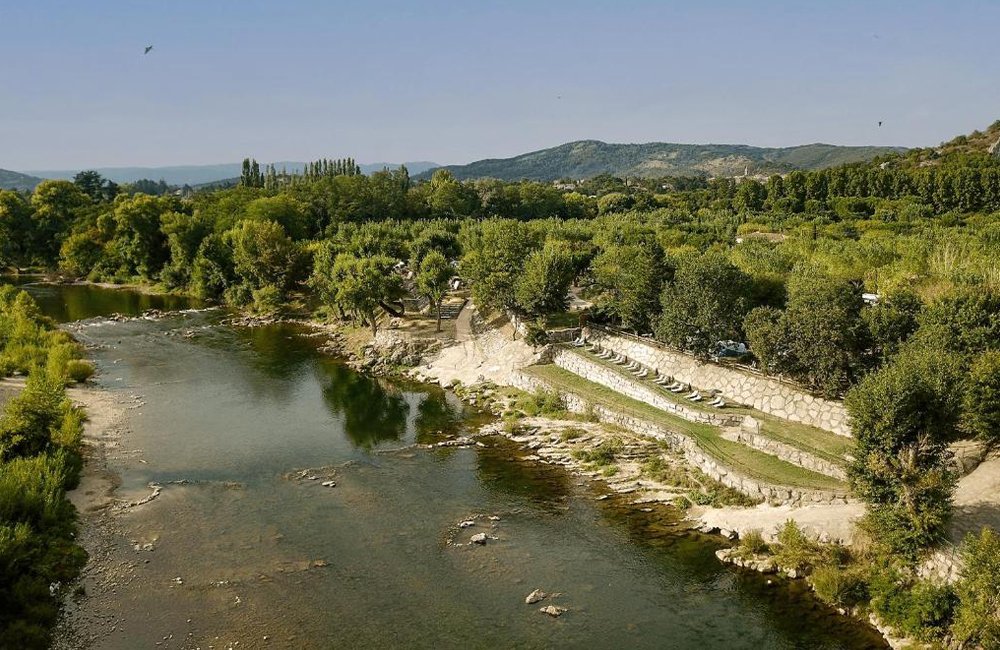 Camping Rives d'Arc in de Ardèche in het zuiden van Frankrijk