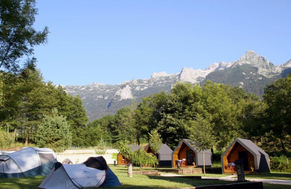 Glamping Virje in de Soča vallei van Slovenië