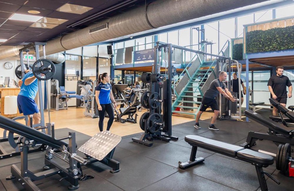 Gym van Vakantiepark Klein Vaarwater op Ameland op de waddeneilanden in het noorden van Nederland