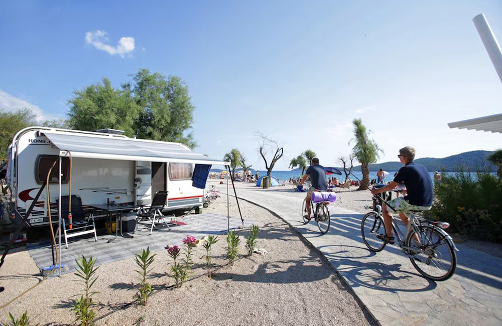 Camping Amadria Park Sibenik bij Šibenik in het Kroatische Dalmatië