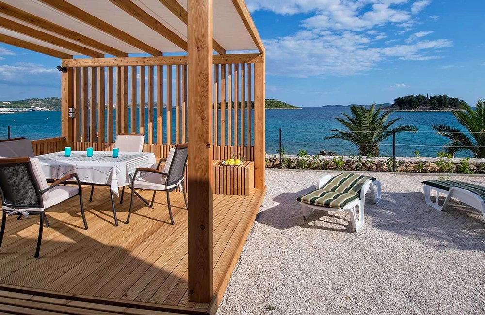 Camping Kozarica in het kroatische Dalmatië