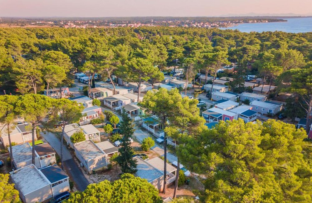Camping Zaton Holiday Resort bij Zadar in het Kroatische Dalmatië
