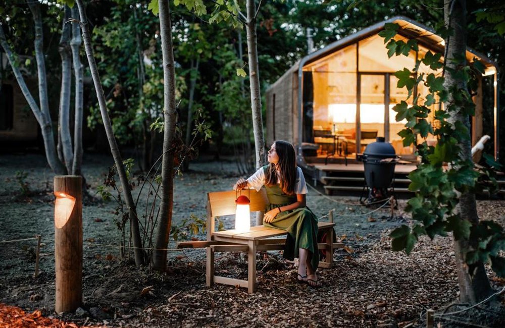 Diervriendelijke camping Glamping Les Cabanes d'Ostende