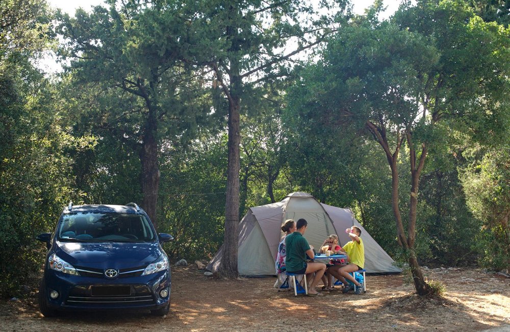 Kamperen met hond op Camping Solitudo