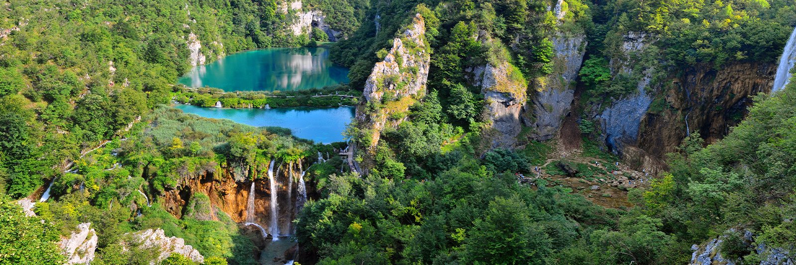 Nationaal Park de Plitvice Meren in Kroatië