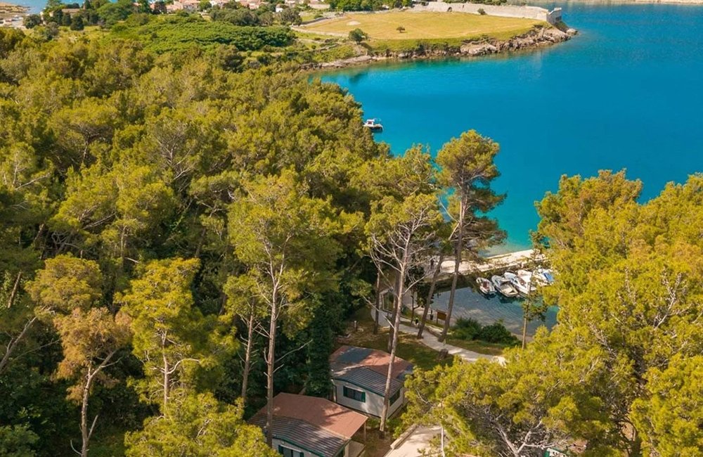Camping Bijar aan de Adriatische zee in Kroatië