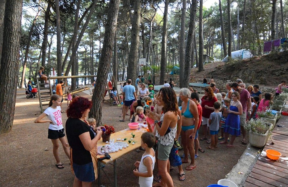 Camping Bijar op het Kroatische eiland Cres