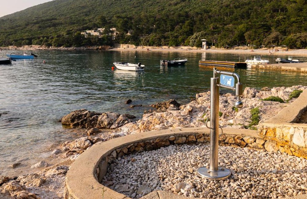 Camping Slatina aan de Adriatische zee in Kroatië