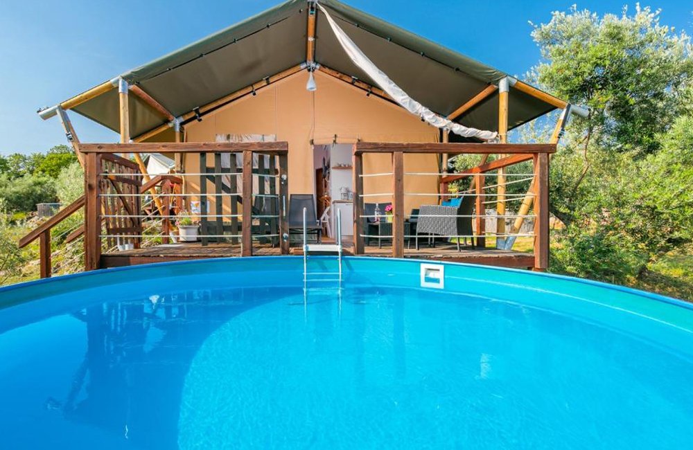Diervriendelijke camping Krk Glamping Village