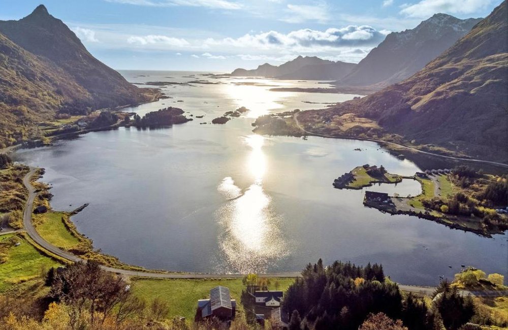 Diervriendelijke camping Lofoten Fjordcamp