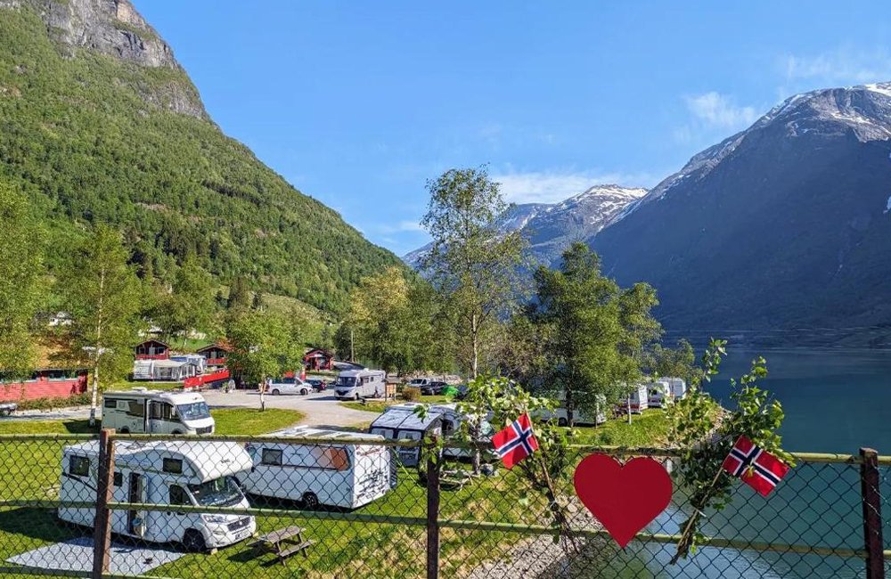 Hondvriendelijke camping Oldevatn Camping