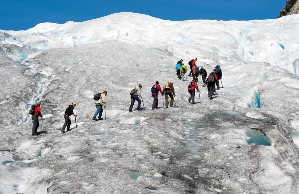 Jostedal Camping bij de nationale parken Jostedalsbreen en Breheimen in Noorwegen