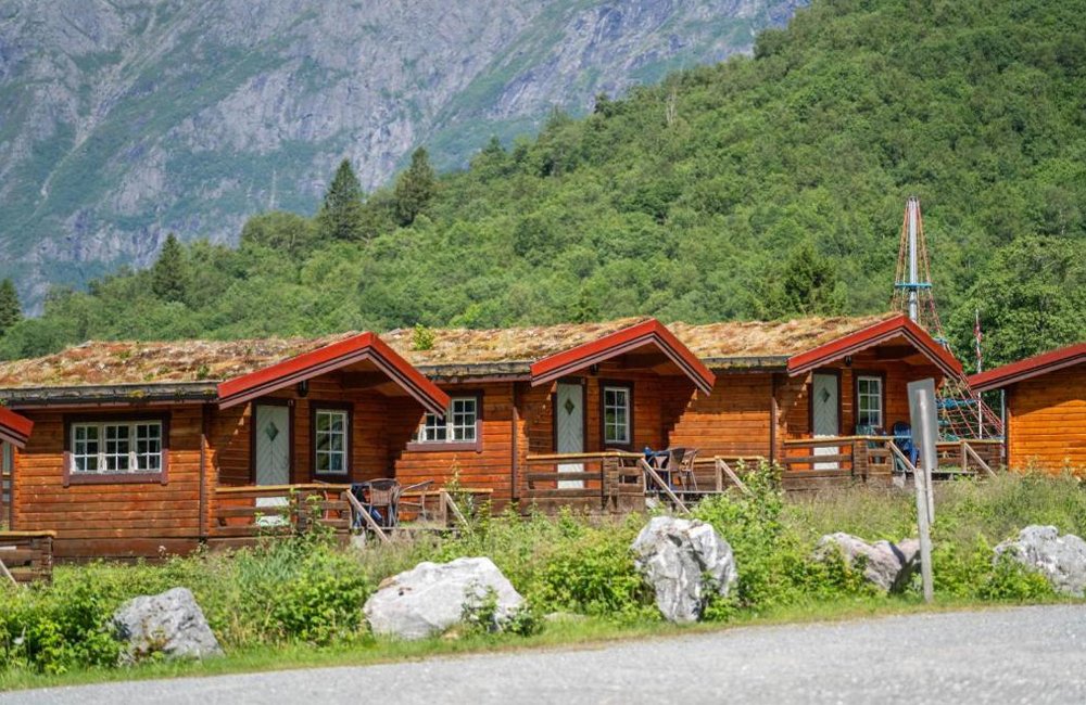 Kamperen met hond op Trollstigen Camping & Gjestegård