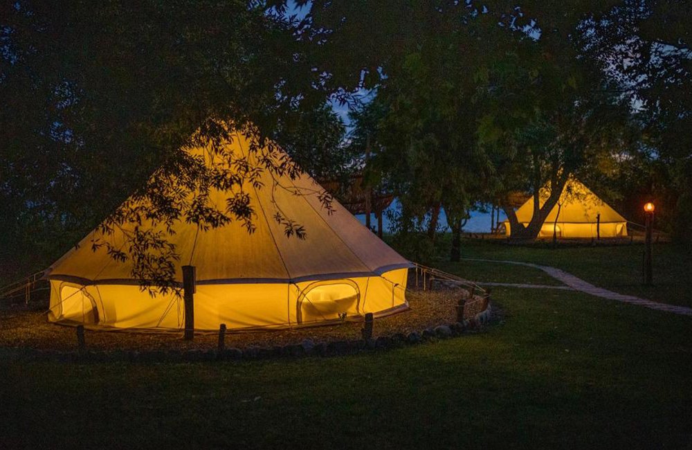 Camping Lake Shkodra Resort aan het Albanese Meer van Shkodër