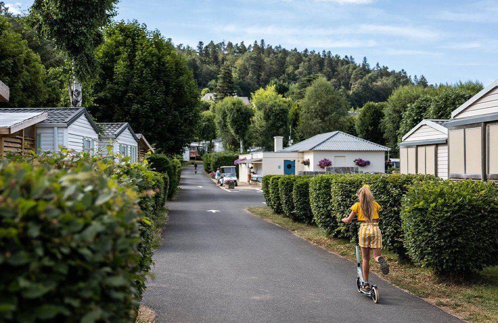 Camping Paradis l'Europe bij Puy-de-Dôme in Frankrijk