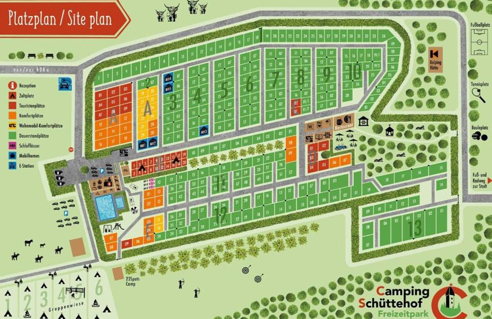 Freizeitpark Camping Schüttehof in het Duitse Zwarte Woud