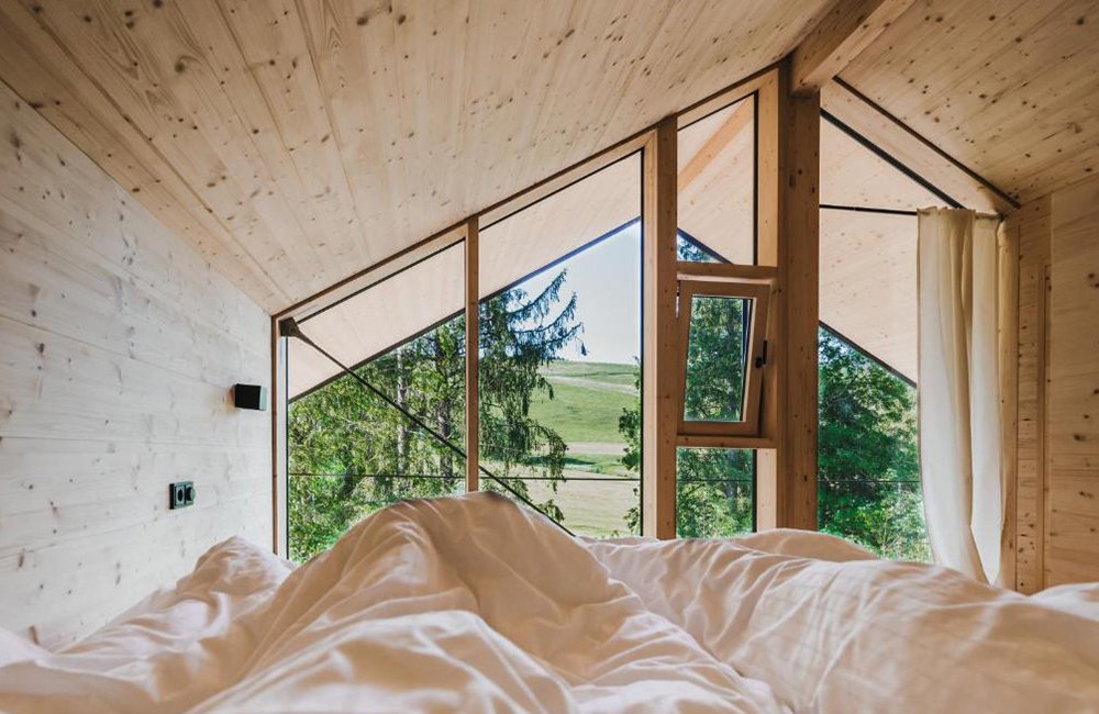 Kamperen met hond op Baumchalets Allgäu