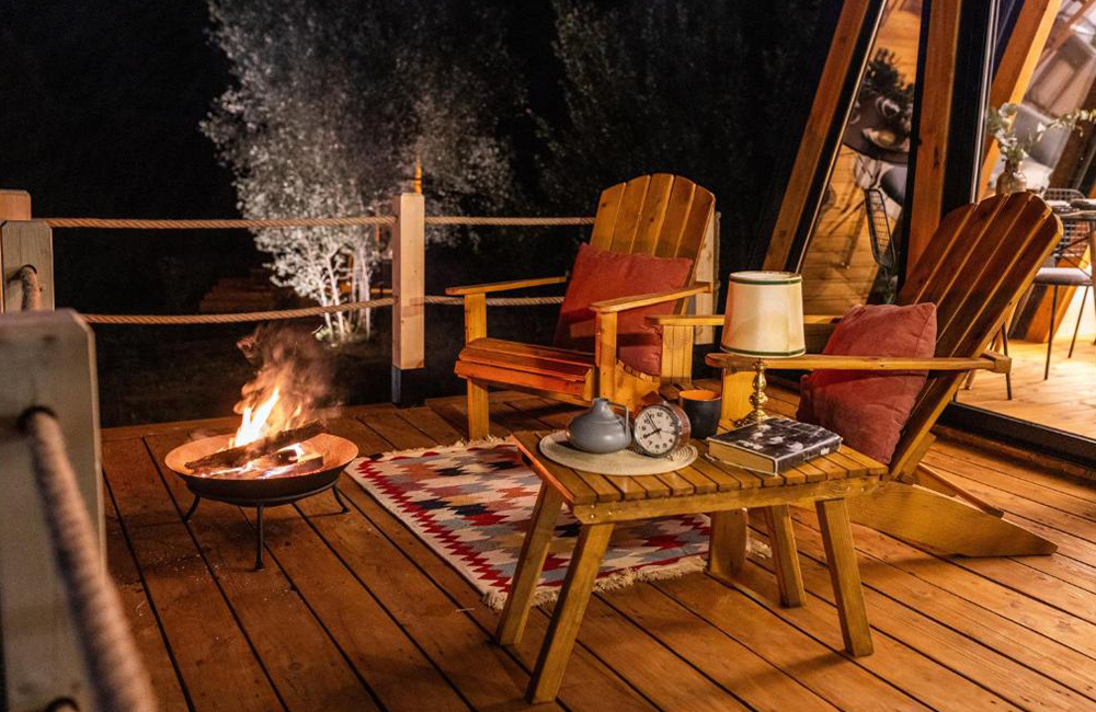 Kamperen met hond op Glamping Gaia Park Tirana