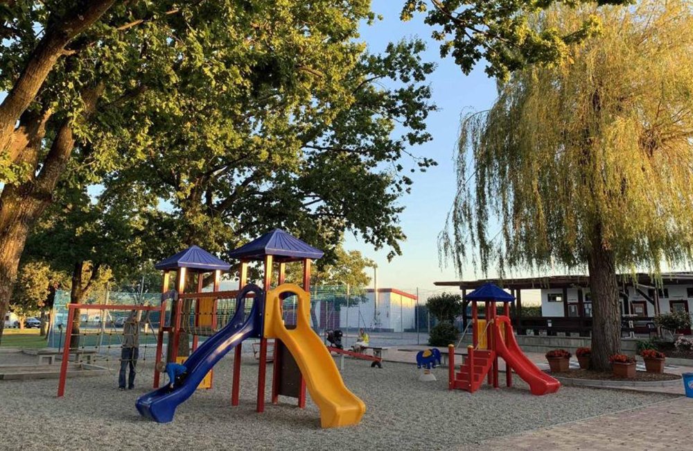 Speeltuin van Adam Campingplatz bij het Zwarte Woud in het zuiden van Duitsland