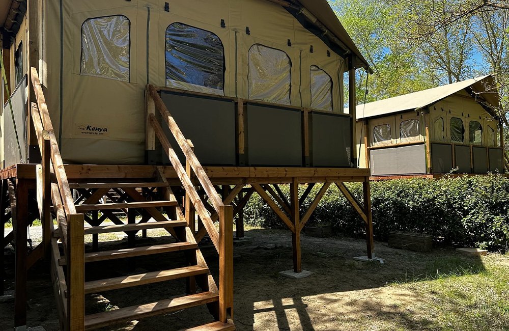 Camping La Rivière in de Provence in het zuiden van Frankrijk
